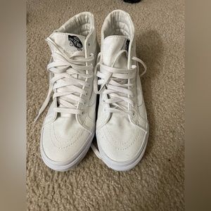 High Top White Vans